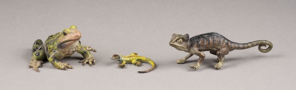 Bild KONVOLUT VON DREI TIERFIGUREN