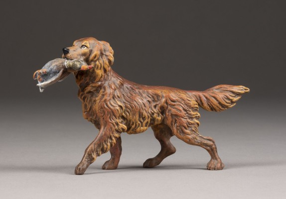 Bild JAGDHUND MIT ENTE