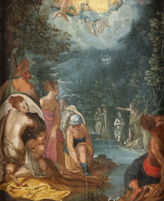Auktion <br>DIE TAUFE CHRISTI, WOHL UM 1646