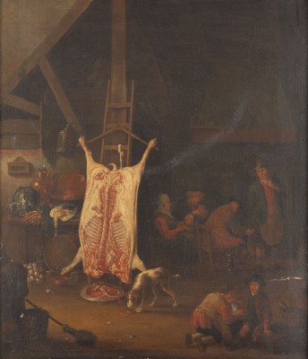 Auktion <br>KÜCHENINTERIEUR - DER GESCHLACHTETE OCHSE