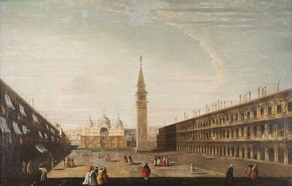Auktion <br>BLICK AUF DIE PIAZZA SAN MARCO IN VENEDIG