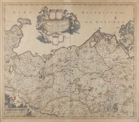 Auction <br>ZWEI LANDKARTEN VON MECKLENBURG