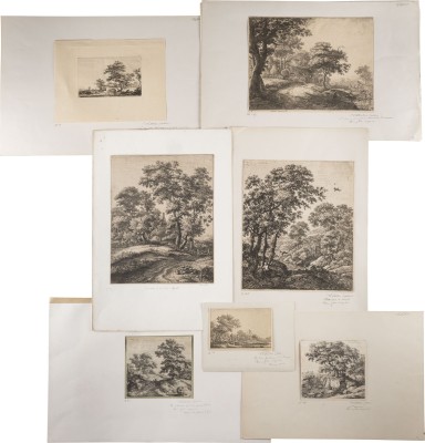 Bild ZEHN LANDSCHAFTSGRAFIKEN MIT FIGURENSTAFFAGE