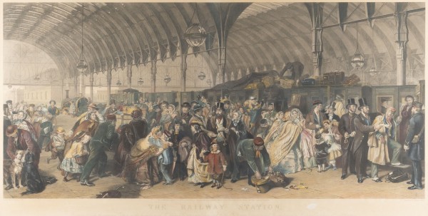 Bild 'THE RAILWAY STATION' (PADDINGTON STATION LONDON - 1866)