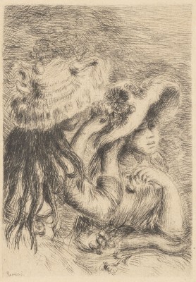 Bild 'LE CHAPEAU ÉPINGLÉ' (3ÈME PLANCHE, CA. 1894)