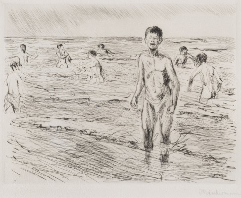 Auktion <br>'BADENDE JUNGEN' (1918)