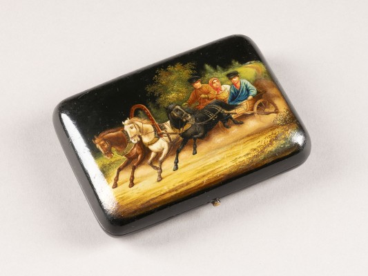 Picture ZIGARETTEN-ETUI MIT SOMMER-TROIKA