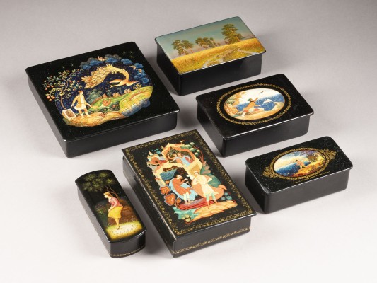 Picture SECHS LACKDOSEN