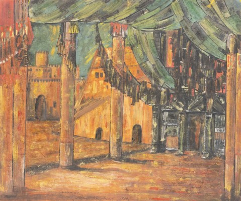 Picture BÜHNENBILD FÜR DAS BALLET 'SALAMBO' (1909)