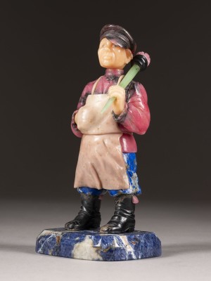 Picture FEINE STEIN-FIGUR 'DER ANSTREICHER'