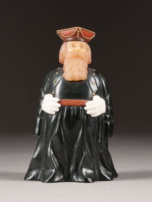 Picture FEINE STEIN-FIGUR EINES RUSSISCHEN BEAMTEN