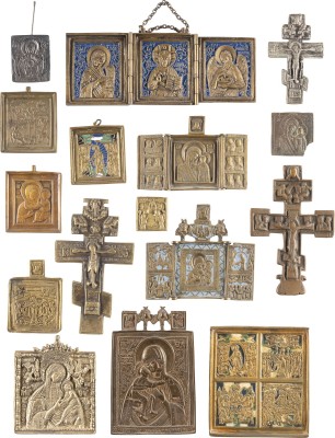 Picture 16 BRONZE-IKONEN: FESTTAGE, KRUZIFIXE UND GNADENBILDER DER GOTTESMUTTER