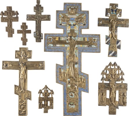 Bild SAMMLUNG VON ACHT HAUSKREUZEN