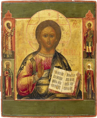Bild FEINE IKONE MIT CHRISTUS PANTOKRATOR