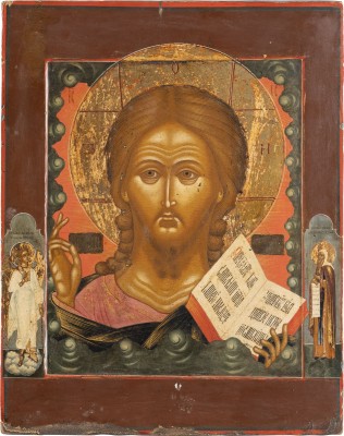 Bild SELTENE IKONE MIT CHRISTUS PANTOKRATOR