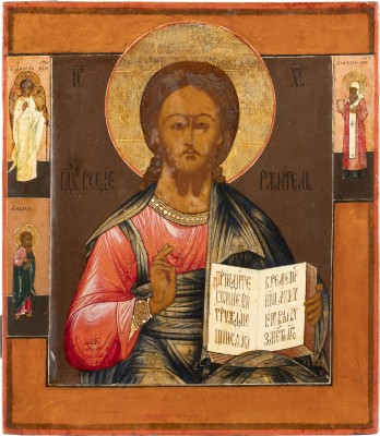 Picture IKONE MIT CHRISTUS PANTOKRATOR