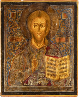 Picture GROSSFORMATIGE IKONE MIT CHRISTUS PANTOKRATOR