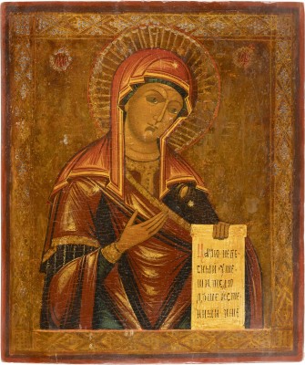 Picture GROSSE IKONE MIT DER GOTTESMUTTER AUS EINER DEESIS
