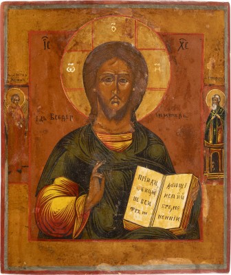 Picture IKONE MIT CHRISTUS PANTOKRATOR