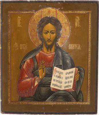 Bild IKONE MIT CHRISTUS PANTOKRATOR