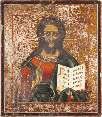 Picture IKONE MIT CHRISTUS PANTOKRATOR