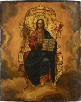 Picture IKONE MIT DEM THRONENDEN CHRISTUS