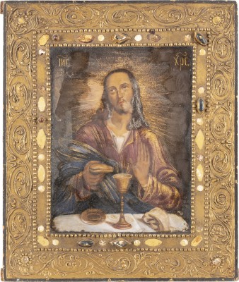 Bild IKONE MIT CHRISTUS MIT DER EUCHARISTIE