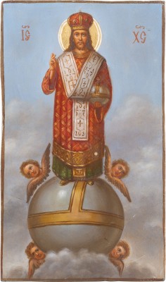 Picture IKONE MIT CHRISTUS ALS HOHEPRIESTER