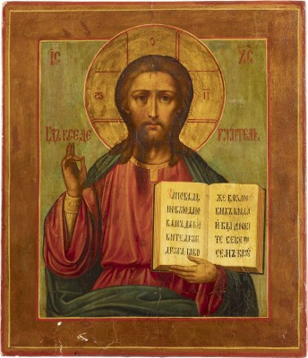 Picture IKONE MIT CHRISTUS PANTOKRATOR