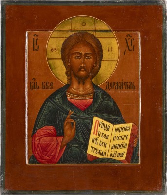 Picture IKONE MIT CHRISTUS PANTOKRATOR
