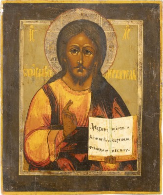 Picture IKONE MIT CHRISTUS PANTOKRATOR
