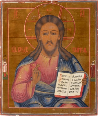 Bild GROSSFORMATIGE IKONE MIT CHRISTUS PANTOKRATOR