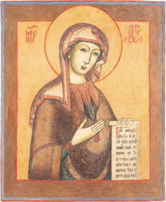 Picture IKONE MIT DER GOTTESMUTTER AUS EINER DEESIS