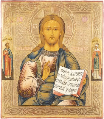 Picture IKONE MIT CHRISTUS PANTOKRATOR