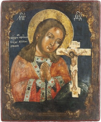 Bild IKONE MIT DER GOTTESMUTTER ACHTYRSKAJA (VON ACHTYRKA)