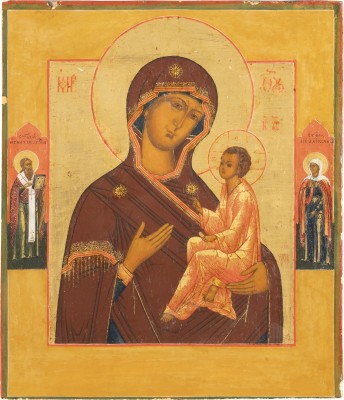 Bild IKONE MIT DER GOTTESMUTTER VON TICHWIN (TICHWINSKAJA)