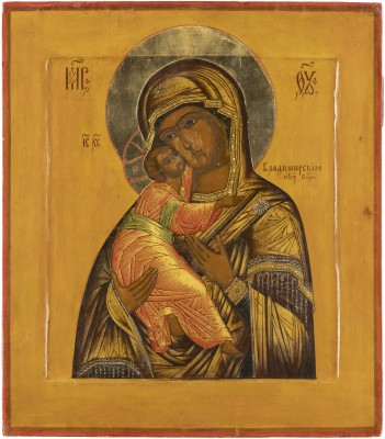 Bild IKONE MIT DER GOTTESMUTTER VON WLADIMIR (WLADIMIRSKAJA)