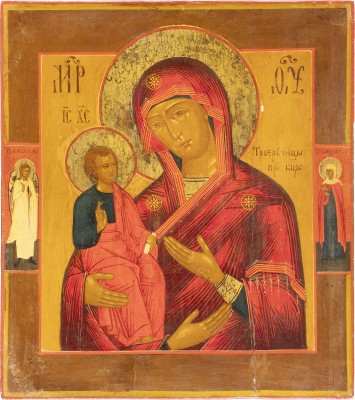 Picture IKONE MIT DER DREIHÄNDIGEN GOTTESMUTTER (TRICHEIROUSA)