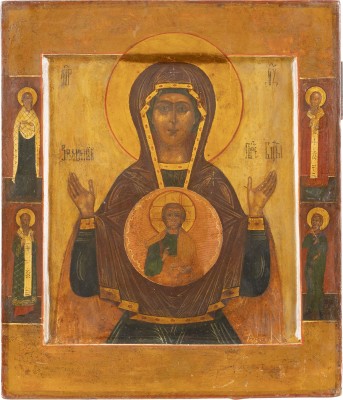 Picture IKONE MIT DER GOTTESMUTTER DES ZEICHENS (ZNAMENIE)