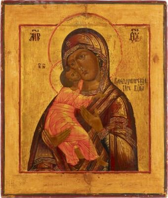 Bild IKONE MIT DER GOTTESMUTTER VON WLADIMIR (WLADIMIRSKAJA)