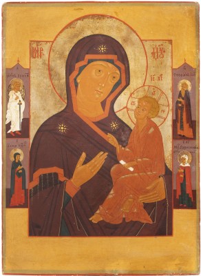 Bild IKONE MIT DER GOTTESMUTTER VON TICHWIN (TICHWINSKAJA)