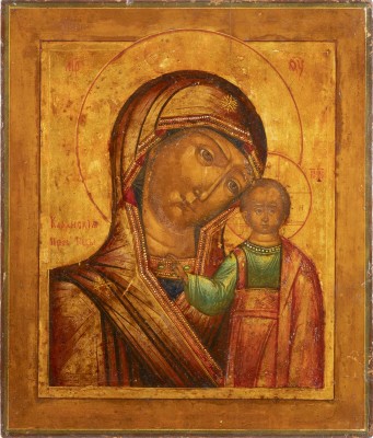 Picture IKONE MIT DER GOTTESMUTTER VON KASAN (KASANSKAJA)