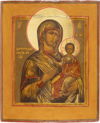 Bild IKONE MIT DER GOTTESMUTTER VON SMOLENSK (SMOLENSKAJA)