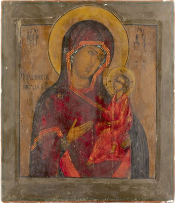 Bild IKONE MIT DER GOTTESMUTTER VON TICHWIN (TICHWINSKAJA)