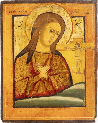 Picture KLEINE IKONE MIT DER GOTTESMUTTER 'ACHTYRSKAJA'