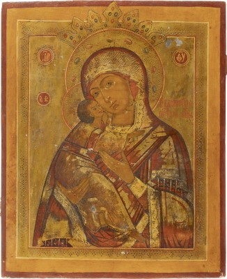 Picture GROSSE IKONE MIT DER GOTTESMUTTER VON WLADIMIR (WLADIMIRSKAJA)