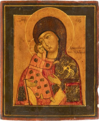 Picture IKONE MIT DER GOTTESMUTTER VON WLADIMIR (WLADIMIRSKAJA)