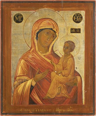 Bild IKONE MIT DER GOTTESMUTTER VON TICHWIN (TICHWINSKAJA)