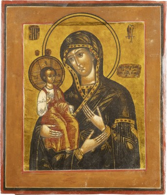 Picture IKONE MIT DER DREIHÄNDIGEN GOTTESMUTTER (TRICHEIROUSA)