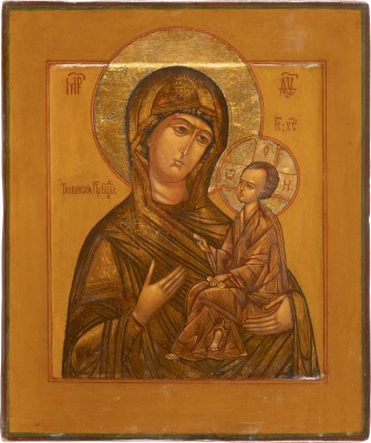 Bild IKONE MIT DER GOTTESMUTTER VON TICHWIN (TICHWINSKAJA)